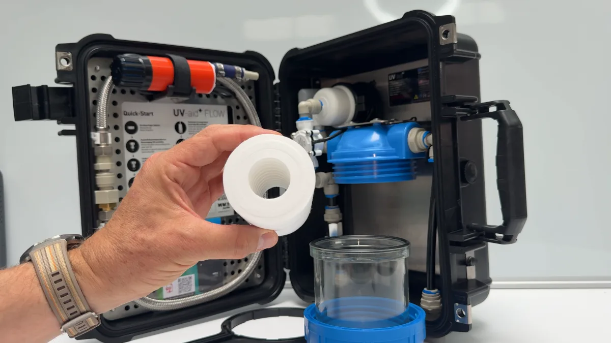 Vorfiltration mit PP-Filter