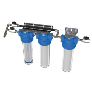 3-stage cascade filtration with bypass (size M)
